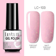 Load image into Gallery viewer, 2022 New Fashion Purple Womens Nail Gel 7ml Permanent UV LED Base Matte Glossy Luxury Colorful Effect Nail Gel for Women and Girls