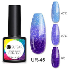 Load image into Gallery viewer, 2022 NEW Purple Gel Nail Polish UV Color Changing Gel Nail Polish Stylish Three Layer Effect For Womens
