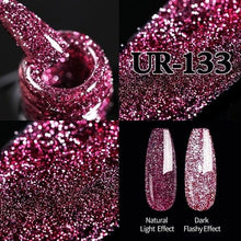 Load image into Gallery viewer, 2022 New Reflective Glitter Nail Gel 8ml Permanent UV/LED Glossy Effect Popular Diamond Nail Gel Design For Womens