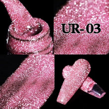 Load image into Gallery viewer, 2022 New Reflective Glitter Nail Gel 8ml Permanent UV/LED Glossy Effect Popular Diamond Nail Gel Design For Womens