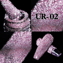 Load image into Gallery viewer, 2022 New Reflective Glitter Nail Gel 8ml Permanent UV/LED Glossy Effect Popular Diamond Nail Gel Design For Womens