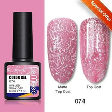 Load image into Gallery viewer, Spring Summer Nail Gel Polish Colorful UV LED Diamond Stylish Glossy and Matte Fashion Design For Womens