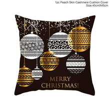Load image into Gallery viewer, 2022 Santa Claus Christmas Pillowcase Decor For Home Christmas Throw Pillow Covers Decorative Snowman Santa Claus Pillow Covers Linen Cushion Cover Couch Pillow Cases Merry Christmas Ornament Xmas Gifts 45x45CM