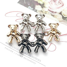 Load image into Gallery viewer, 2023 2PCS Metal Dual Purpose Tighten Waist Button Cute Bear Adjustable Buckle Pins Brooches Women Pant Jeans Detachable Clip Detachable Waist Body Fit Tighten Buckles Adjustable Jean Buttons Pins for Loose Jeans