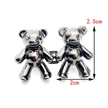 Load image into Gallery viewer, 2023 2PCS Metal Dual Purpose Tighten Waist Button Cute Bear Adjustable Buckle Pins Brooches Women Pant Jeans Detachable Clip Detachable Waist Body Fit Tighten Buckles Adjustable Jean Buttons Pins for Loose Jeans