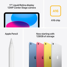 Load image into Gallery viewer, iPad (2025) 11-inch – Apple A16 Chip 256GB SSD Wi-Fi – Yellow – Brand New Open Box