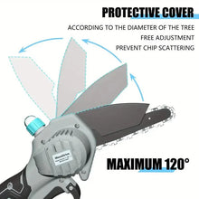 Load image into Gallery viewer, 21V 4-6 Inch Cordless Chainsaw Kit with Built-in Lubrication, Battery and Charger