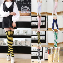 Load image into Gallery viewer, 22 Colors Sweet Cute Girls Over Knee Long Printed Thigh High Cotton Socks Plus Size Over knee Socks for Women