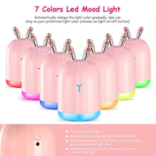 Load image into Gallery viewer, 220ml Cool Mist Humidifier Ultrasonic Air Diffuser Atomizer with 7 Color