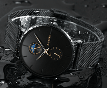Load image into Gallery viewer, Women's Elegant Waterproof Watch With Chronometers And Braided Stainless Steel Bracelet Excellent Design Perfect Gift