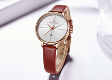 Load image into Gallery viewer, Women's Luxury Watch With Leather Belts Shiny Steel Case Scratch Resistant Glass Unique Design Perfect Gift