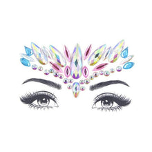 Load image into Gallery viewer, 23 Sets Glitter Face Jewels Sticker Temporary Party Face Makeup Tattoo Face Gems Glitter Face Jewels Crystal Stickers For Womens