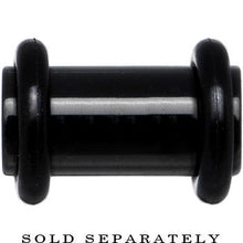 Load image into Gallery viewer, 2G Black Acrylic Plug