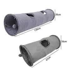 Load image into Gallery viewer, 2/3/4/5 Holes Pet Cat Tunnel Toys Foldable Pet Cat Kitty Training Interactive Fun Toy For Cats Rabbit Animal Play Tunnel Tube For Cats Tunnels for Indoor Cats Cat Tube Collapsible 3 Way Pet Tunnel Great Toy for Cats