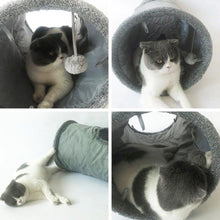 Load image into Gallery viewer, 2/3/4/5 Holes Pet Cat Tunnel Toys Foldable Pet Cat Kitty Training Interactive Fun Toy For Cats Rabbit Animal Play Tunnel Tube For Cats Tunnels for Indoor Cats Cat Tube Collapsible 3 Way Pet Tunnel Great Toy for Cats