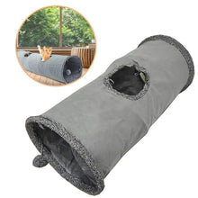 Load image into Gallery viewer, 2/3/4/5 Holes Pet Cat Tunnel Toys Foldable Pet Cat Kitty Training Interactive Fun Toy For Cats Rabbit Animal Play Tunnel Tube For Cats Tunnels for Indoor Cats Cat Tube Collapsible 3 Way Pet Tunnel Great Toy for Cats