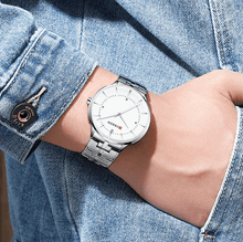 Load image into Gallery viewer, Men's Waterproof Watch With Shining Bracelet In Five Modern Designs Perfect Gift For Your Loved One