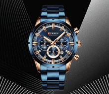 Load image into Gallery viewer, Men's Sports Waterproof Stainless Steel Watch With Chronometers And Special Date Display Unique Design Perfect Gift