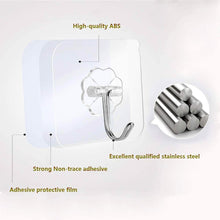 Load image into Gallery viewer, 24-Pack: Adhesive Hooks Kitchen Wall Hooks