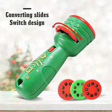 Load image into Gallery viewer, 24 Patterns Christmas Flashlight Projection Lamp