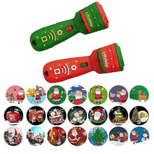 Load image into Gallery viewer, 24 Patterns Christmas Flashlight Projection Lamp