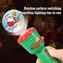 Load image into Gallery viewer, 24 Patterns Christmas Flashlight Projection Lamp