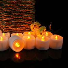 Load image into Gallery viewer, 24-Piece: LED Flameless Tea Light Candle