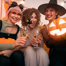 Load image into Gallery viewer, 24-Pieces: Halloween Party Striped Decorative Paper Straws