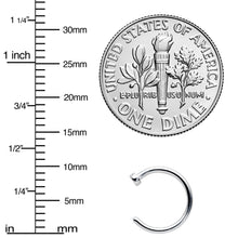 Load image into Gallery viewer, 18G 5/16 Stainless Steel Nose Hoop
