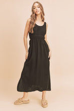 Load image into Gallery viewer, Stylish Side Slit Round Neck Sleeveless Tank Dress For Women Comfortable, Versatile, and Perfect for Casual and Dressy Occasions