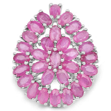 Load image into Gallery viewer, 8.10 Carat Genuine Ruby .925 Sterling Silver Ring