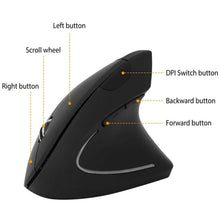 Load image into Gallery viewer, 2.4G Wireless Vertical Mouse Ergonomic Optical Mice