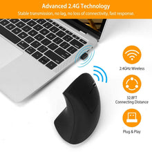 Load image into Gallery viewer, 2.4G Wireless Vertical Mouse Ergonomic Optical Mice