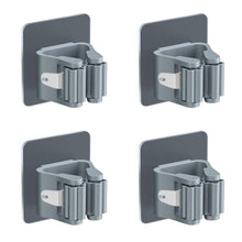 Load image into Gallery viewer, 2/4PCS Home Storage Rack Bathroom Suction Hanging Pipe Traceless Hooks Wall Mounted Mop Organizer Holder Waterproof Broom Hanger Storage Rack Bathroom Suction Hanging Pipe Traceless Hooks Wall Mounted Mop Organizer Holder