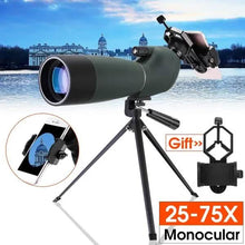 Load image into Gallery viewer, 25-75X70 Night Vision HD Waterproof Telescope