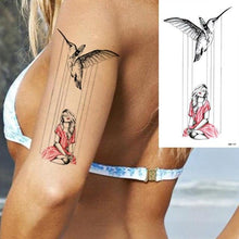 Load image into Gallery viewer, 25 Sheets Flower Rose Luxury Tattoos Waterproof Temporary Sticker 3D Rose Flower Tattoos Body Art Arm Fake Tatoo For Womens