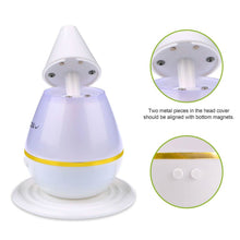 Load image into Gallery viewer, 250 ML Cool Mist Humidifier with 7 Color Changeable LED Lights