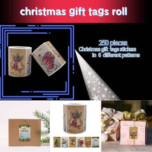 Load image into Gallery viewer, 250-Pieces: Christmas Gift Tags Self Adhesive Labels Stickers 250 Pieces