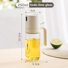 Load image into Gallery viewer, 250ml Oil Spray Bottle BBQ Baking Glass Storage Bottles for Oil Vinegar Oil Dispenser Cooking Seasoning Bottle Kitchen Cooking Oil Spray Kitchen Gadgets For Cooking BBQ Salad Steak