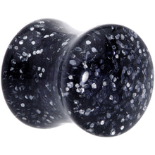 Load image into Gallery viewer, 00G Black Ultra Glitter Saddle Plug Set