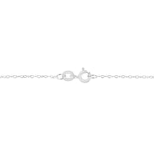 Load image into Gallery viewer, 10K White Gold 1/3 Cttw Round-Cut Diamond Bezel 18" Pendant Necklace (J-K Color, I1-I2 Clarity)