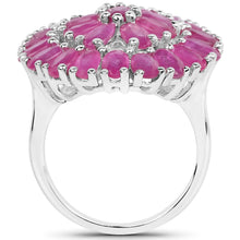 Load image into Gallery viewer, 8.10 Carat Genuine Ruby .925 Sterling Silver Ring