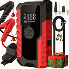 Load image into Gallery viewer, Portable 12V Car Jump Starter, Battery Charger, Air Pump (LED Display)