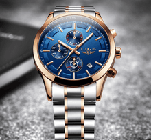 Load image into Gallery viewer, Men's Waterproof Watch With Chronometers And Date Display Unique Design Perfect Gift