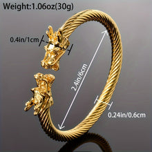 Load image into Gallery viewer, Double Dragon Copper Bracelet β Rock & Hip-Hop Style, Unisex