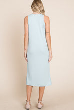 Load image into Gallery viewer, Ribbed Knit Sleeveless Midi Dress For Women โ Simple, Casual, Elegant, Versatile and Chic Midi Dress with Ribbed Texture for Every Occasion