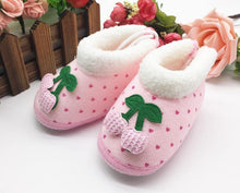 Load image into Gallery viewer, Unisex Winter Warm Baby Shoes 0-1 Year Old Anti-Slip Soft Bottom Toddler Children's Shoe