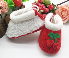 Load image into Gallery viewer, Unisex Winter Warm Baby Shoes 0-1 Year Old Anti-Slip Soft Bottom Toddler Children's Shoe