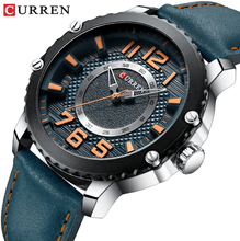 Load image into Gallery viewer, Men's Waterproof Sport Watch With Leather Belts And Large Numbers Details Unique Design Perfect Gift