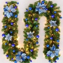 Load image into Gallery viewer, 2.7 Meter Christmas Rattan Garland Decorative